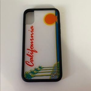 Wildflower California license Plate iPhoneX Case